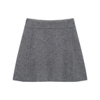 HH Women Skirt Suit Fashion O-Neck Knitted Long Sleeve Single Breasted Pocket Cardigan+Elastic Waist Slim Mini Skirt 3 Color