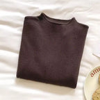 Women's Casual Vintage Knitted Long Sleeve Pullovers 2026 Autumn Winter Fashion Turtleneck Ladies Solid Sweater Woman Clothing